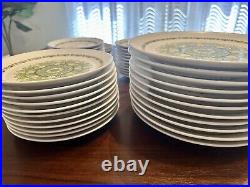 Huge Set Of 63 Pieces Noritake Progression China Palos Verde 9020
