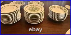 Huge Set Of 63 Pieces Noritake Progression China Palos Verde 9020