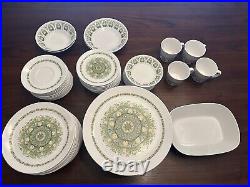 Huge Set Of 63 Pieces Noritake Progression China Palos Verde 9020