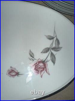 Japan Noritake Rosemarie 6044 83 piece china set (1959 to 1975) Floral Elegance