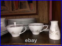 Japanese Noritake China Porcelain Rosay 6216 Pattern 32 piece set MINT