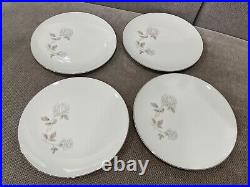 Japanese Noritake China Porcelain Rosay 6216 Pattern Set of 12 Dinner Plates