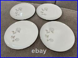 Japanese Noritake China Porcelain Rosay 6216 Pattern Set of 12 Dinner Plates
