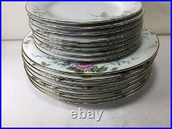 KK70 Set of 15 Vintage Noritake China Firenze Dinner Plates Set of 15 Plates
