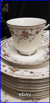 LAST CALL SALE Noritake Adagio 44 Piece China Dining Set, Excellent Condition