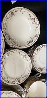 LAST CALL SALE Noritake Adagio 44 Piece China Dining Set, Excellent Condition