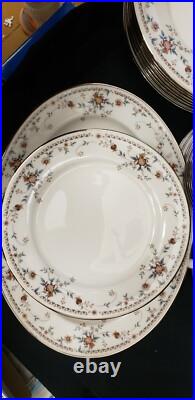 LAST CALL SALE Noritake Adagio 44 Piece China Dining Set, Excellent Condition