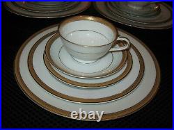 LOT Of 3 NORITAKE CHINA GOLDWYN #6244 5 PC. PLACE SETTINGS 15PCS