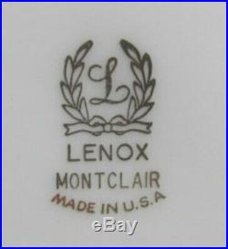 Lenox Montclair China Set for 9 10 with Serving Pieces Mint