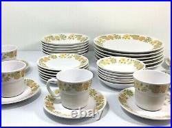 Lot Noritake Progression Sunny Side China Dinnerware 6 Place Setting Japan