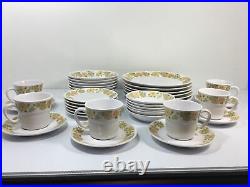 Lot Noritake Progression Sunny Side China Dinnerware 6 Place Setting Japan