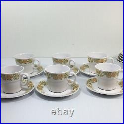 Lot Noritake Progression Sunny Side China Dinnerware 6 Place Setting Japan