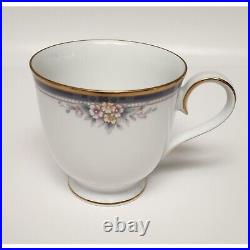 Lot of 17 Noritake Japan Ontario Fine China Tea Sets 3763 White / Gold Tone Rim