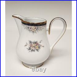 Lot of 17 Noritake Japan Ontario Fine China Tea Sets 3763 White / Gold Tone Rim
