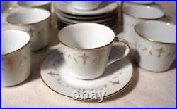 Lot of 52 Vintage MCM Noritake Set Courtney Service for 8 Gold Accents #RA763