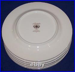 Lovely Set Of 6 Noritake Bone China 4773 Silver Palace Bread & Butter Plates