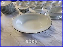 Mint Condition Vintage Noritake 5594 Silverdale Fine Chine Set Of 10. With