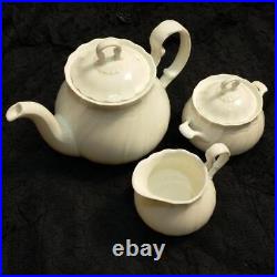 More Noritake Bone China White Tea Set