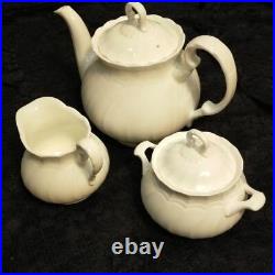 More Noritake Bone China White Tea Set