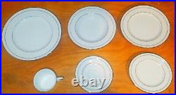 NEW Noritake China 4 Place Settings Stoneleigh 4062 White Scapes Dinnerw