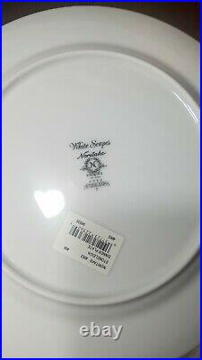 NEW Noritake China 4 Place Settings Stoneleigh 4062 White Scapes Dinnerw