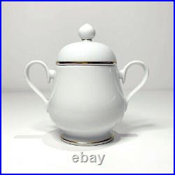 (NEW) Noritake Gold Lane Complete Tea Set (Vintage Fine China) Never Used