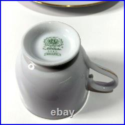 (NEW) Noritake Gold Lane Complete Tea Set (Vintage Fine China) Never Used