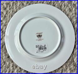 NEW Set of 4 Noritake Palace Christmas Gold Holiday Accent Plates