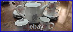 NEW UNUSED Noritake New Decade CAFE DU SOIR Comp. Coffee service 8/TOTAL 23 pcs