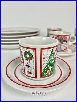 NORITAKE 18 Piece Holiday Dishes TWAS THE NIGHT BEFORE CHRISTMAS 8100