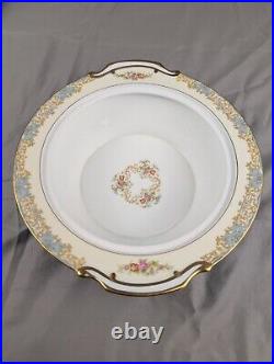 NORITAKE 1930's China Floral Set of 9 Teacups Casserole Platter Tea Pot & More