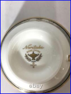 NORITAKE #27 cup & saucer 6-piece set white 4587 bone china royal