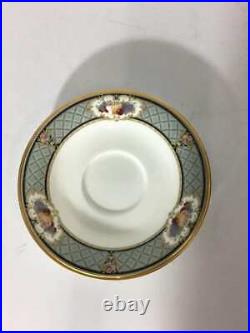 NORITAKE #27 cup & saucer 6-piece set white 4587 bone china royal
