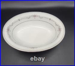 NORITAKE 8 Place Settings Fairmont Platinum Trim & Completer Set 46 Pieces