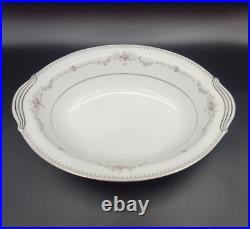 NORITAKE 8 Place Settings Fairmont Platinum Trim & Completer Set 46 Pieces