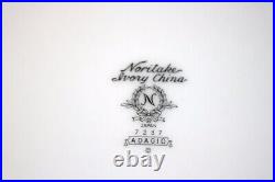NORITAKE ADAGIO IVORY CHINA 7237 JAPAN 28 Pc Set 7 Pc Place Setting Serv for 4