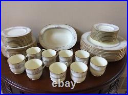 NORITAKE BONE CHINA MAGNIFICENCE 9736 Pattern 46 pc SET 9 Place Setting