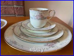 NORITAKE BONE CHINA MAGNIFICENCE 9736 Pattern 46 pc SET 9 Place Setting