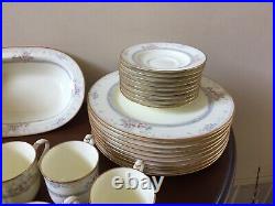 NORITAKE BONE CHINA MAGNIFICENCE 9736 Pattern 46 pc SET 9 Place Setting