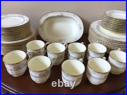 NORITAKE BONE CHINA MAGNIFICENCE 9736 Pattern 46 pc SET 9 Place Setting