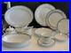 NORITAKE BUCKINGHAM PLATINUM 8 7 PIECES SETTNG With SERVICE AND HOLDER