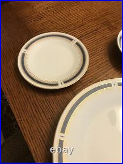 NORITAKE Blue Dawn China Set Service For 4, 28 Pieces