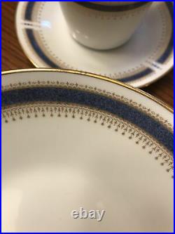 NORITAKE Blue Dawn China Set Service For 4, 28 Pieces