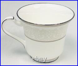 NORITAKE Bone China Silver Palace 4773 White 5pc PLACE SETTING Made in Japan NEW