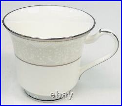 NORITAKE Bone China Silver Palace 4773 White 5pc PLACE SETTING Made in Japan NEW