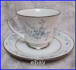 NORITAKE CAROLYN 2693 Coffee pot service for 4 cream sugar cups & saucer set