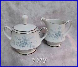 NORITAKE CAROLYN 2693 Coffee pot service for 4 cream sugar cups & saucer set