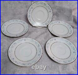 NORITAKE CAROLYN 2693 Coffee pot service for 4 cream sugar cups & saucer set