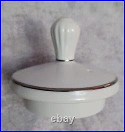 NORITAKE CAROLYN 2693 Coffee pot service for 4 cream sugar cups & saucer set