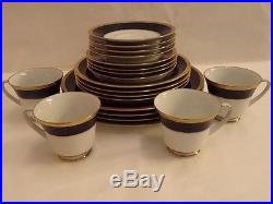 NORITAKE CHINA 2799 VALHALLA SERVICE FOR 4 20pc SET EXCELLENT